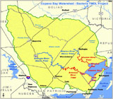 Copano Watershed Map